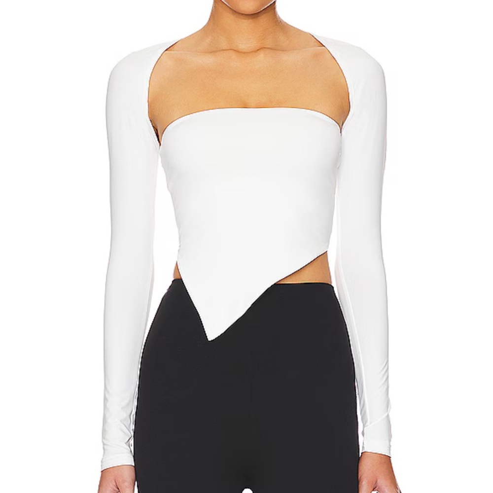 Dax Shrug Top in Whit